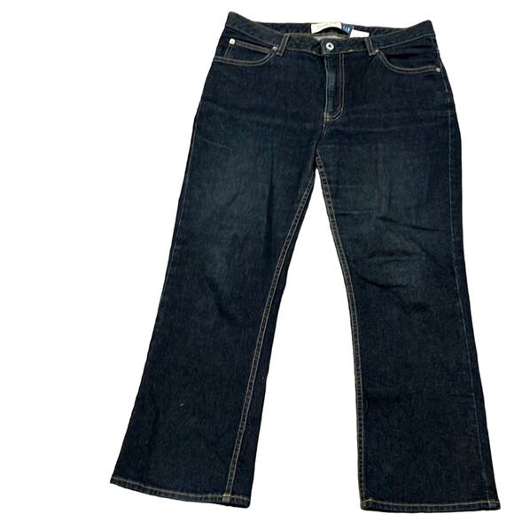 GAP Dark Wash Stretch Bootcut Jeans Size 12 - Picture 2 of 8